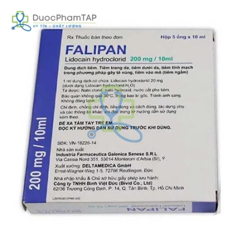 Falipan - Lidocain Hydroclorid 200mg/10ml Galenica Senese